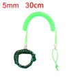 thumbnail image 4 of jinwen 10ft Surfboard Leash Surfing Leash Surfing Traction Rope TPU Lightweight Green, 4 of 9