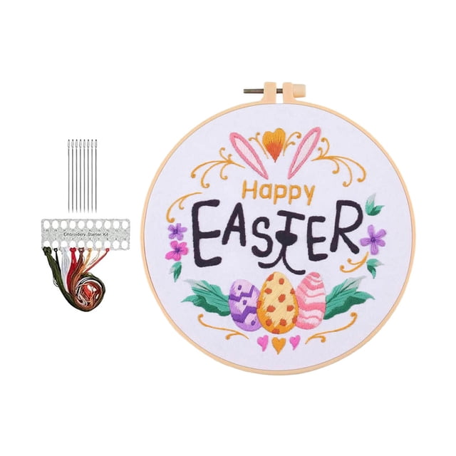 TIELUTT Easter Embroidery for Beginners DIY Knitting Books for Kids Knitting compatible with Machines 22 Needle Dpn Knitting Needles Set Knitting Books 2022 Knitting Needles Set Circular Interchangea