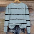 thumbnail image 5 of Yuyuzo Chandails en Molleton pour Filles Tout-Petits Col Rond Manches Longues Décontracté Confortable Rayé Pull d'Automne pour Bébé Fille, 5 of 5