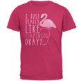thumbnail image 1 of J'aime Vraiment les Flamingos T-Shirt pour Hommes, 1 of 1