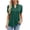Army Green, variant on asjyhkr Womens Pleated T Shirts Summer Short Sleeve V Neck Tops Trendy 2025 Fashion Loose Fitted Lightweight Tees