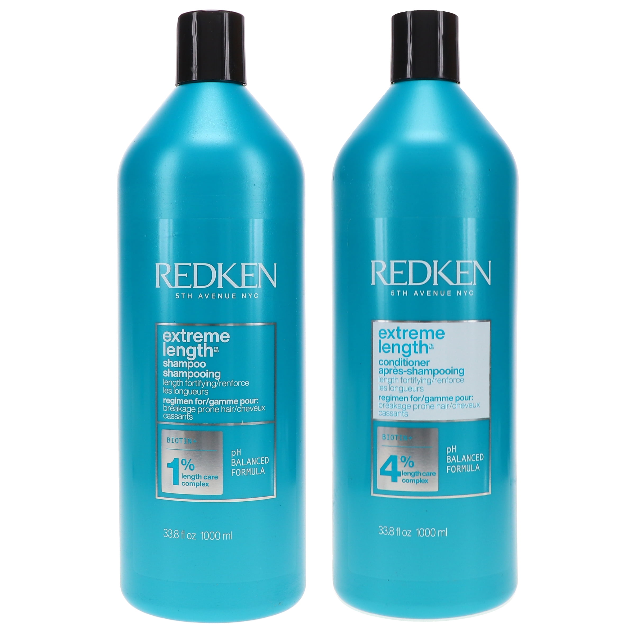 Redken Extreme Length Shampoo 33.8 oz & Extreme Length Conditioner 33.8 oz Combo Pack