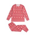 thumbnail image 4 of FOCUSNORM Christmas Family Matching Pajamas, Long-Sleeve Tops with Pants Suit, 4 of 9