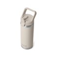 thumbnail image 1 of YETI Rambler 18 oz Bottle, Vacuum Insulated, Stainless Steel with Color Matching Straw Cap, Cape Taupe, 1 of 1