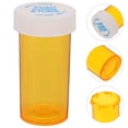 thumbnail image 2 of Raindrops 25pcs Empty Medicine Bottle 8 dram Travel Container Protective Holder, 2 of 8
