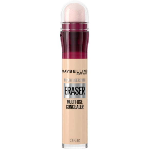 Maybelline New York Instant Age Rewind Eraser Multi-Use Concealer, Under Eye Dark Circles Treatment, Up to 12 hours, ivory ,6 ml