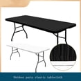 thumbnail image 4 of Cagogo under $5 Picnic Tablecloth, Elastic Tablecloth, Spandex Picnic Table Cover, Stretchable Rectangular Tablecloth, Waterproof Outdoor Tablecloth, Washable Patio Tablecloth For Parties, 4 of 5