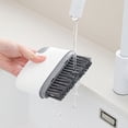 thumbnail image 3 of 2 In 1 Cleaning Brush Upgraded For Window Tracks Sliding Doors Sills Tile Lines Vents Handheld Grout Brush For Tight Spaces Cleaning Tool, 3 of 7