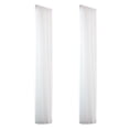 thumbnail image 2 of Colorful Gauze Voile Curtains for Windows or Doors, Set of 2 Panels Size 200x80 cm Each, Transparent and Elegant Design for Home Decor, Machine Washable and Light Filtering, 2 of 2