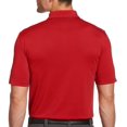 thumbnail image 4 of Callaway Polo de Golf à Manches Courtes à Rayures à Ligne Fine Standard pour Homme, Rouge Tango, XX Grand, 4 of 4