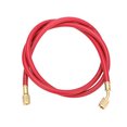 thumbnail image 4 of R134A R12 R22 Air Conditioning Refrigerant Charge Hose 1/4'' SAE Thread 60''/1.524m Long Red/Yellow/Blue Tube with Ball Valve, 4 of 8