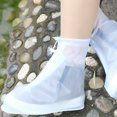 thumbnail image 3 of Bangcool Couvre-Chaussures Imperméables Réutilisables en Plastique Unisexes Protecteur de Bottes de Pluie, 3 of 8