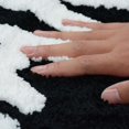 thumbnail image 4 of Zeeinx Get Naked Runner Cute Bathroom Rugs Long Get Naked Rug Funny Bathroom Decor for Apartment Black Bath mat for Tub and Shower,Machine Washable,18\u201dx47\u201d Black & White, 4 of 6