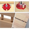 thumbnail image 3 of Kit de Forage à Goujon Auto-Centrant pour le Travail du Bois Outil de Localisation de Poinçon de Guide de Forage Vertical avec Bagues de Forage de 3-10mm pour Bricolage, 3 of 7