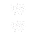 thumbnail image 2 of maskred 1/2/3/5 Wall Art Bathroom Shower Tile Removable Decor Decal Mural Kid Sticker Bubbles white 2PCS, 2 of 6