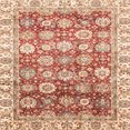 thumbnail image 1 of Ahgly Company Indoor Square Abstract Pastel Orange Oriental Area Rugs, 3' Square, 1 of 6