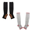 thumbnail image 3 of Unisex Toeless Compression Socks Knee Length Zipper Stockings Calf Leg Support Calf Leg Support Stockings, 3 of 6