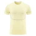 thumbnail image 1 of asjyhkr Mens Compression Shirts Short Sleeve Quick Drying Gym Athletic Base Layer Sport Undershirts, 1 of 3