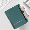 thumbnail image 4 of Chmadoxn Home Office Furniture Coil Notebook Advertisement Business Kraft Paper Convenience Sticker Indexes Sticker Combination Creatives Notebook With Notes Paper notebook, 4 of 6
