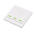 thumbnail image 4 of 3-Channel 433MHz RF Wireless Remote Control Switch, 86-Type Wall-Mounted Transmitter with Self-Adhesive Design, 100m Range, EV1527 Encoding, Battery Not Included for Smart Home Lighting Control, 4 of 6