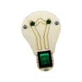 thumbnail image 3 of Tachiuwa Busy Board Material Educational Toy with LED Light up Switch DIY Accessories green, 3 of 9