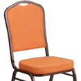 thumbnail image 3 of HERCULES Series Crown Back Stacking Banquet Chair in Burgundy Fabric - Gold Frame, 3 of 9