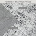 thumbnail image 4 of HOMCOM Tapis 6x9, Tapis Lavable Moderne Abstrait pour Salon, Gris, 4 of 10