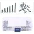 thumbnail image 4 of 180pcs M2.5 Hex Socket Screw, Stainless Steel Durable High Hardness Pan Head Screw Set, Repair Tool Accessory For Electronics Construction, 4 of 8