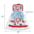 thumbnail image 4 of Tie Hand Towel (Snowman) - Set of 2, 4 of 4