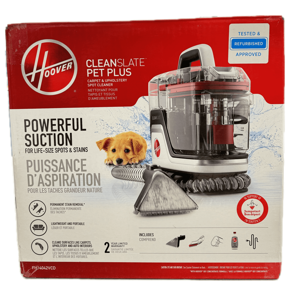 Hoover カーペットクリーナー Elite Pet Plus Refurbished Hoover Cleanslate Pet Plus Vaccum FH14042VCD - Walmart.ca