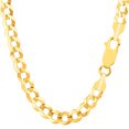 thumbnail image 1 of 14k Yellow Gold Comfort Curb Chain Necklace, 7.0mm, 20", 1 of 1
