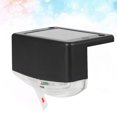 thumbnail image 2 of FRCOLOR Step Light 4pcs LED Solar Step Lights Multifunctional Lamps for Landscape Courtyard Garden Guardrail (Black, Warm Light),3.31"X2.2"X2.13", 2 of 5
