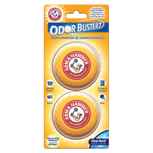 Désodorisant Bras & Marteau Anti-Odeurs, Paquet de 2