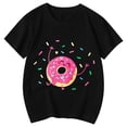 thumbnail image 4 of Tunic Cat And Children Cute Printed Short Sleeved Round Neck T Shirt, 4 of 4