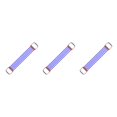 thumbnail image 4 of Decodeary 30-150lbs Chest Expander Rally Strap Elastic Band Rope Resistance Leg Foot Deep Blue 67 x 11cm 3Set, 4 of 6
