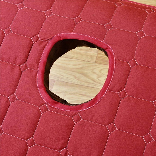 Housse de Lit de Traitement de Massage SPA Matelas Bourgogne 185x70 cm
