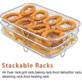 thumbnail image 4 of Air Fryer Rack Multifunction Three Layer Stackable Compatible with NINJA Foodi Dual Zone Oil-Free Fryer [AF400EU]/[AF300EU], Air Fryer Accessory, 4 of 5