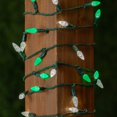 thumbnail image 3 of Novelty Lights 24FT 70 LED C6 Christmas String Lights, Green & Pure White, 3 of 8