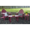 thumbnail image 2 of Table Basse Extérieure Adirondack Rouge, 2 of 5