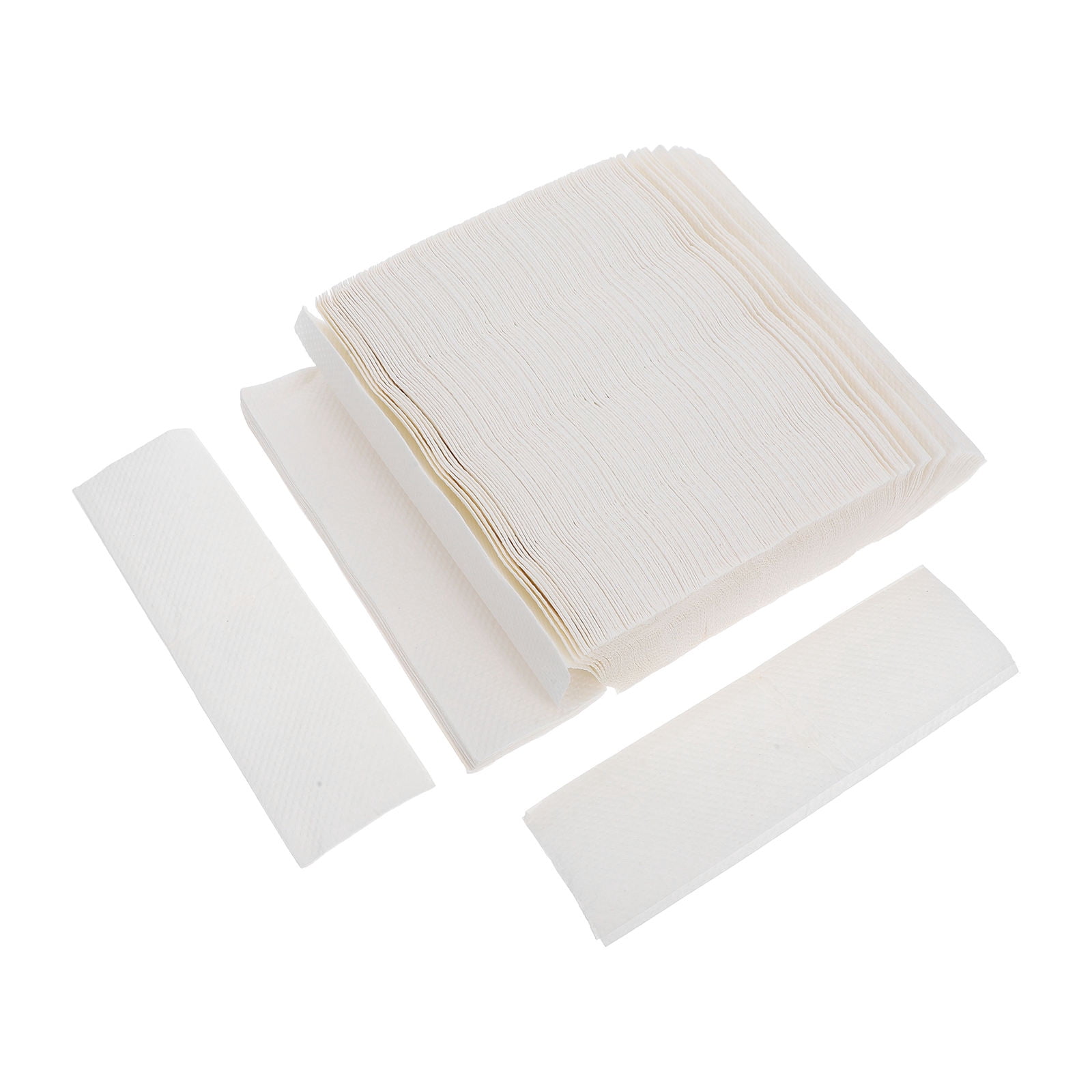 unbranded 180Pcs Paper Guest Towels 21x21x0.4in White Absorbent Quick Drying For Office Restrooms