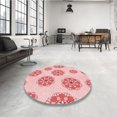 thumbnail image 4 of Ahgly Tapis Rectangulaire Lavable en Machine Intérieur Transitionnel Rouge Clair Rose, 2 Pieds x 5 Pieds, 4 of 7