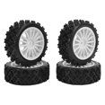 thumbnail image 3 of RC Wheel Tires, For 1/10 Wheels Tires Improving Stability White Black  For PTG 2 03, 3 of 8