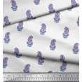 thumbnail image 3 of Soimoi Rayon Fabric Leaves & Paisley Block Decor Fabric Printed Yard 56 Inch Wide, 3 of 3