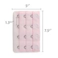 thumbnail image 3 of INSPIRE CHIC Women's 3 Rows 4 Hooks Bra Extenders Straps Extension, 3 of 5