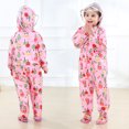 thumbnail image 3 of XZNGL Mode Enfants une Pièce Réfléchissant Combinaison Dessin Animé Imperméable à Capuche, 3 of 9