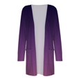 thumbnail image 4 of Womens Casual Lightweight Long Sleeve Cardigan Soft Drape Open Front Fall Dusters, 4 of 4