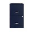 thumbnail image 3 of Space Solutions 18 inch 2 Drawer Metal File Cabinet, Navy, 3 of 4