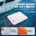 thumbnail image 2 of KFFKFF Inflatable Floating Dock, 6 x 5FT Inflatable Dock Platform, Non-Slip Water Floating Dock Mat with Portable Carrying Bag & Detachable Ladder, Floating Platform Island Raft for Pool Beach Ocean, 2 of 9