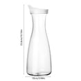 thumbnail image 3 of TIMIFIS Plastics Water Carafe, Kitchen Appliances Plastic Water Carafe with Flip Lid Base Juices Containers Clear Plastic Pitcher for Water Iced Tea Juices Beverage Cold Brew and Bar, 3 of 6