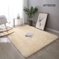 thumbnail image 2 of Washable Fluffy Area Rug Rectangular Anti-Slip Artificial Soft Plush Shag Carpet Home Bedroom Living Room Fluffy Rectangular Anti-Slip Artificial Soft Washable Fluffy Rectangular  Light P, 2 of 8
